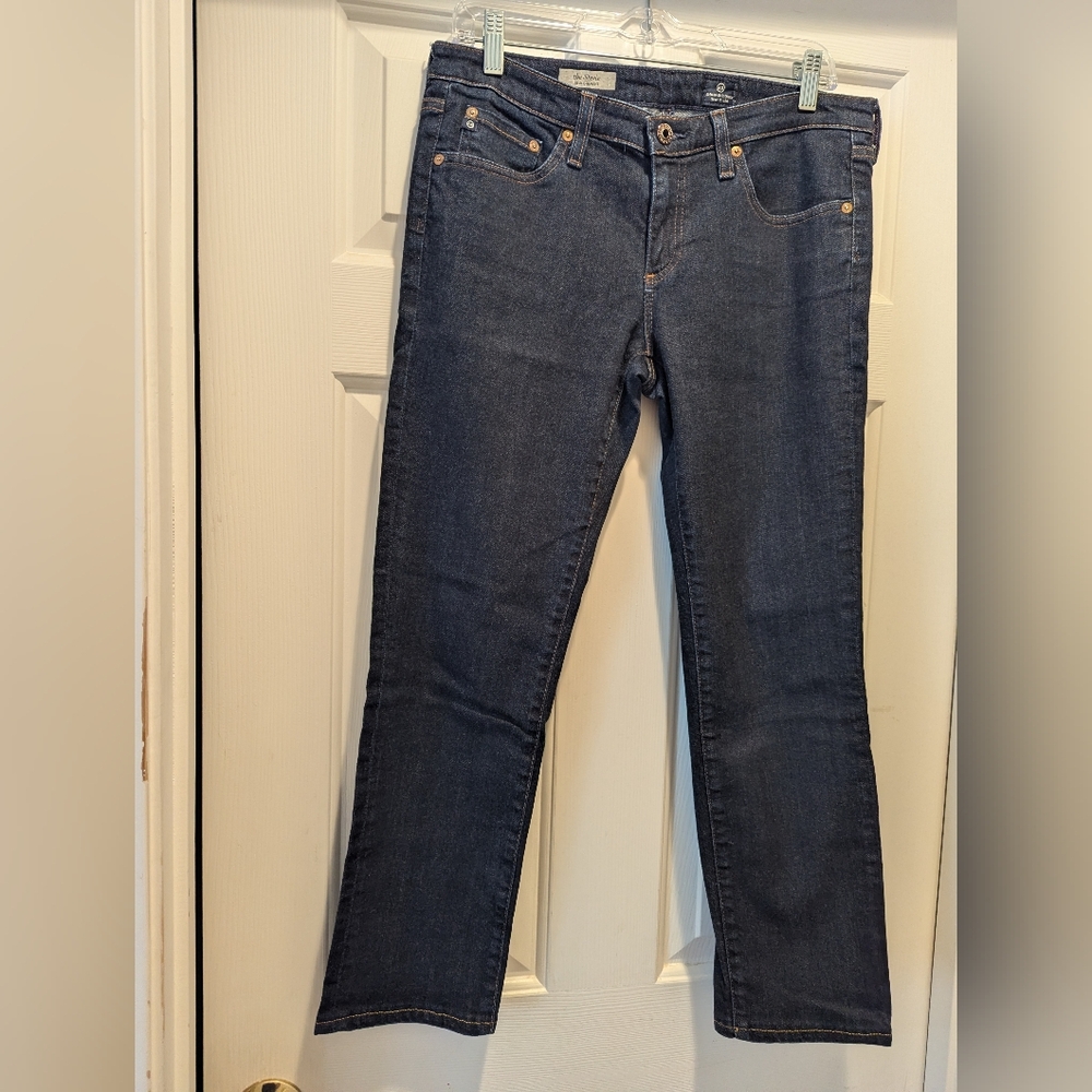 AG Adriano Goldscmeid "The Stevie" Dark Wash Slim Straight Jeans Sz 30R